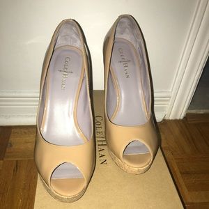 Cole Haan cork heels
